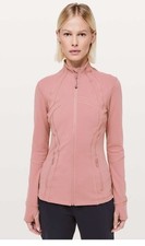 Lululemon Define Jacket Zip Up Luon Quicksand Mauve Pink Size 6