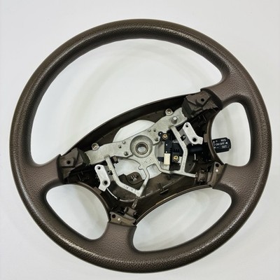 2003-2006 Toyota Tundra Sequoia Steering Wheel Brown Rubber W/ Cruise Control OE