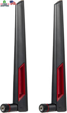 WiFi 6E Tri Band 9dBi Omni Antenna for PC Router 2 Pack Black