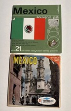 View-Master MEXICO Souvenir Pak - B001 - 3 Reel Set  Flag V2 