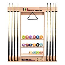 Pool Stick Holder Wall Mount Pool Cue Rack Only Holder for Billiard Room Club