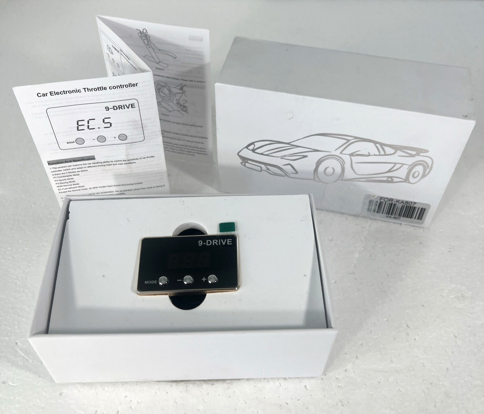9-DRIVE Throttle Response Controller for Chrysler Dodge Ram KA-807 Connector