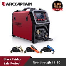 200A MIG Welder 110V/220V Gas/Gasless Flux Core Stick Lift Tig Welding Machine