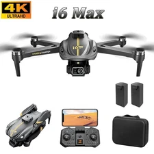 i6 Max RC Drone With 4K HD Night Vision And Obstacle Avoidance And 2 Batteries