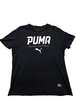 Puma Herren Schwarz XL Kurzarm Dry Tee Crewneck OS Sportswear