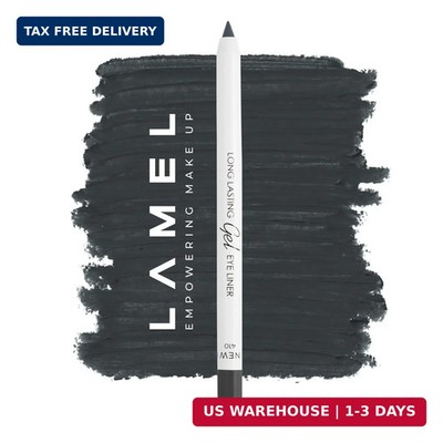 Lamel No Smudge Gel Eyeliner - Charcoal Grey - Waterproof Eyeliner Pencil - 10-H