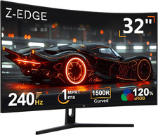 Z-Edge 32 Inch Curved Gaming Monitor, FHD 1080P 240Hz Curved Monitor,1500R Compu
