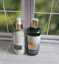 bath and body works aromatherapy eucalyptus pine body lotion  body wash