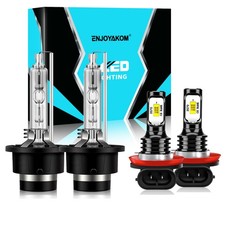 For Mazda 3 2010-2013 Hid-d2s Headlighth11 Led Fog Light Bulb 80000lm Kit White For Mazda 3 2010-2013 Hid-d2s Headlighth11 Led Fog Light Bulb 80000lm Kit White