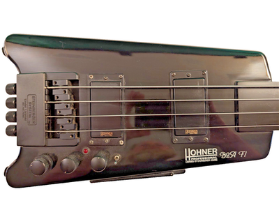 Vintage Hohner B2A F1 Headless Fretless Bass - Steinberger