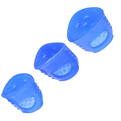 (Blau M00253)12-teilige Gitarrenfingerschutzabdeckung Aus Silikon Für Finger BAK