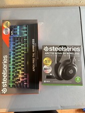 SteelSeries Apex Pro TKL Wireless Gaming Keyboard  Arctis Nova 5X Headset