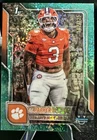 2025 Bowman Chrome University Football Aqua Mini-Diamond Refractor T.J. Parker #114