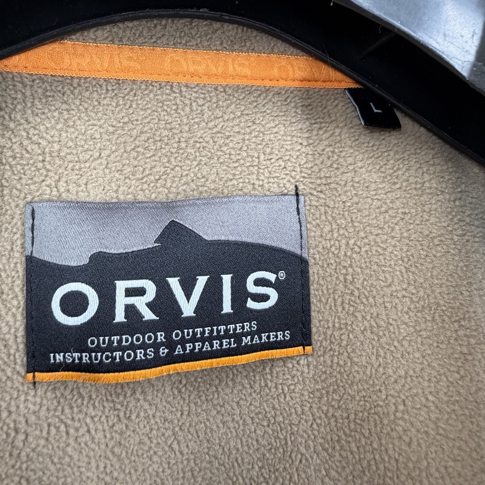 Orvis Tech Olive Blaze Orange Softshell Hunting/F… - image 4