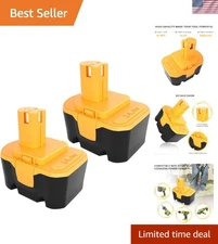 Enhanced 3600mAh Replacement Batteries for All Ryobi 14.4V Models - 2 Pack