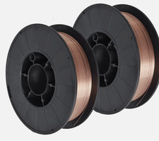 2 Pack ER70S-6 .035" 10 lb MIG Welding Wire Mild Steel Spool
