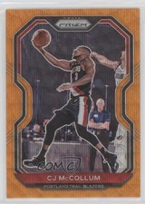 2020-21 Panini Prizm Orange Wave Prizm 12/60 CJ McCollum #236 s7f