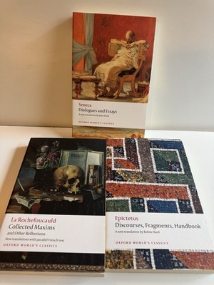 Classic Philosopher Reader Set (3) Epictetus, Seneca & La Rochefoucauld - Oxford