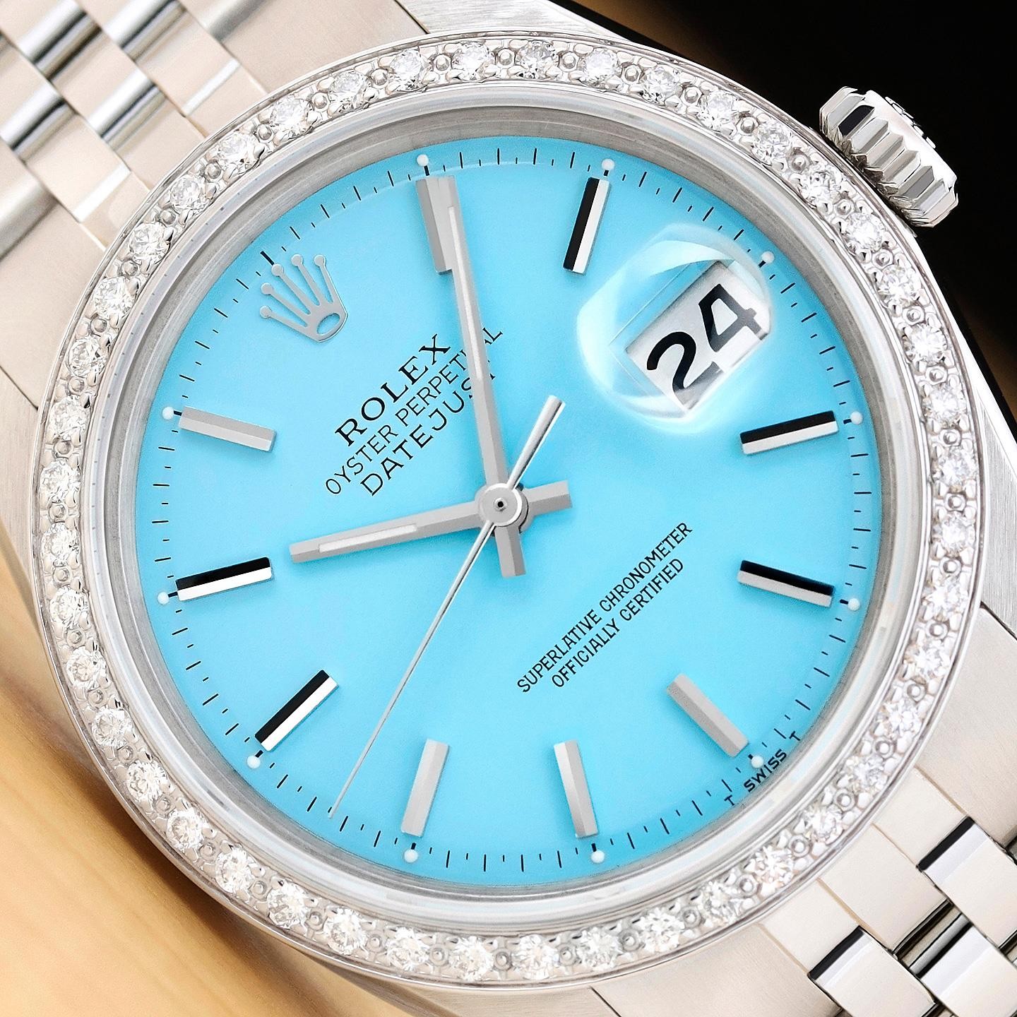 ROLEX DATEJUST 1601 18K GOLD STEEL