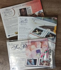 Vintage Creative Memories 5x7 Page Protectors White Scrapbook Baby Snap Pack Lot