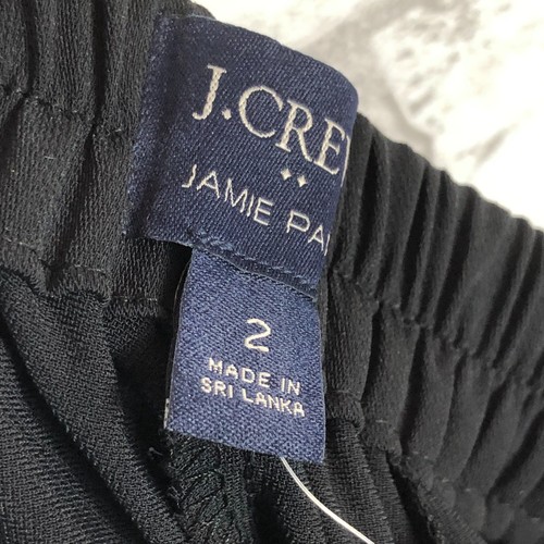 J.CREW FACTORY DEF Women's Relaxed Black Jamie Pant sz 2 BS995 - Picture 10 of 10