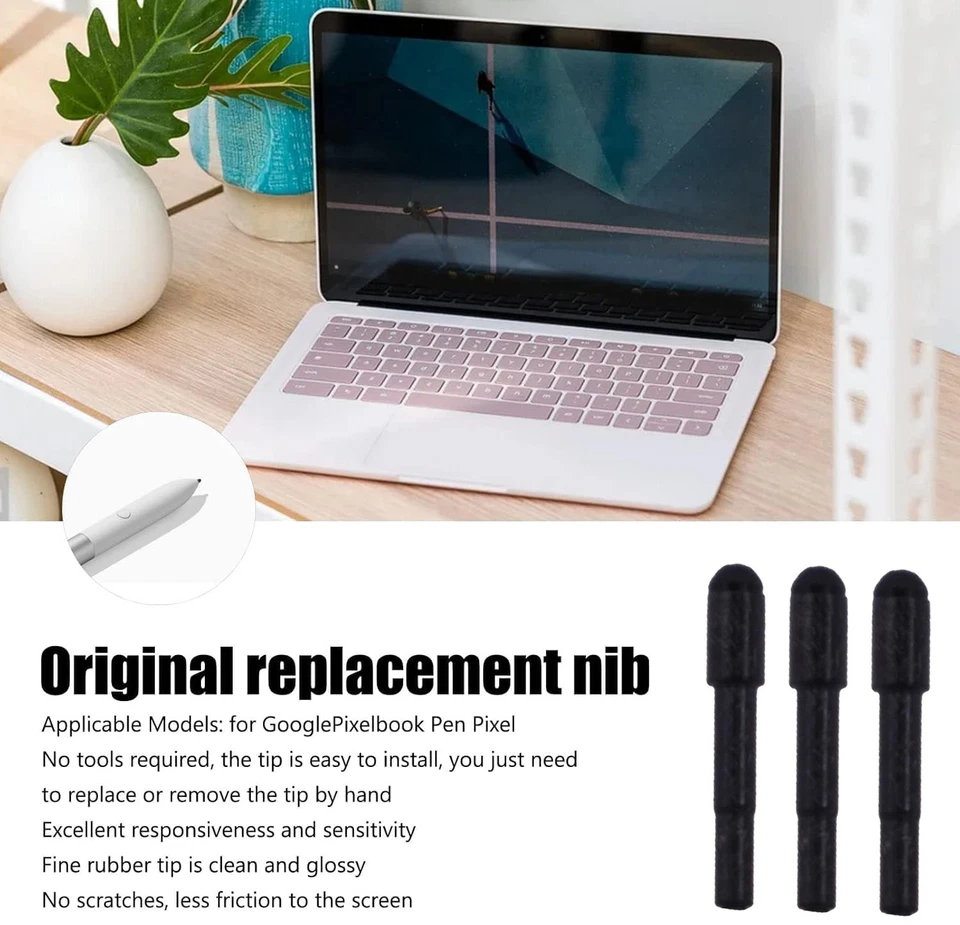 3PCS Tips Nibs Replacement for HP Active Pen G2/G3/T4Z24AA/6SG43UT/6SG43AA - Image 4 of 4