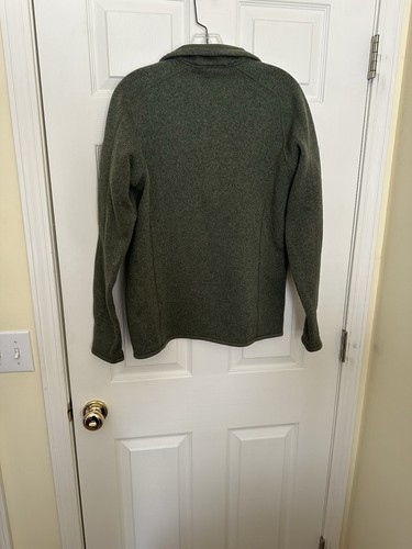 Youth Olive Green Half Zip Patagonia Pull Over with Collar Size Large - Picture 8 of 13
