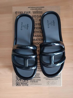 Jelly x Telfar Pantoletten mit Absatz - Schwarz - Melissa - Gr.37