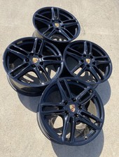 19 Porsche Panamera Rims 2013 14 15 16 17 18 19 2020 Oem Original Wheels Black