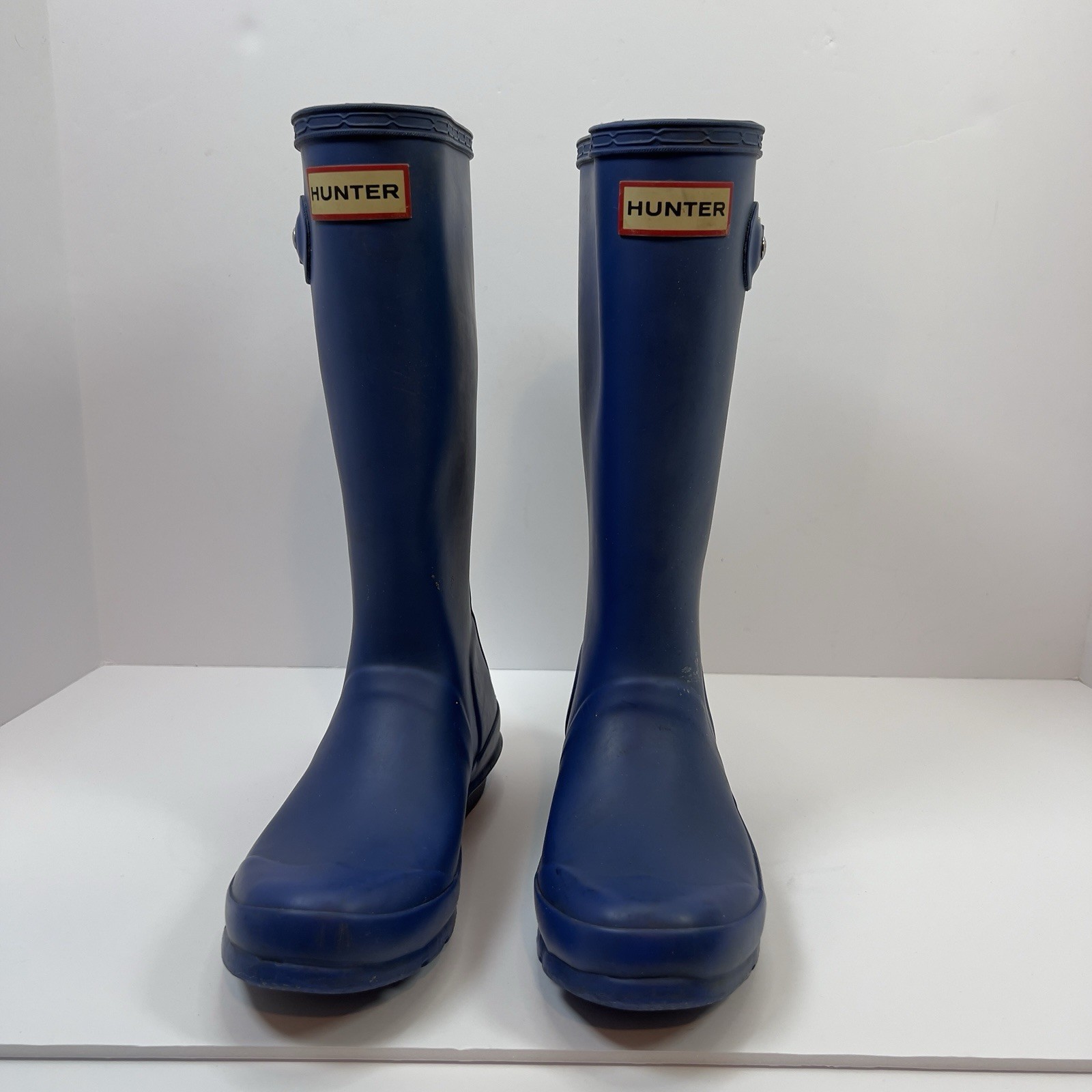 Hunter Rain Boots  Kids Blue Color Size Us 1A-image