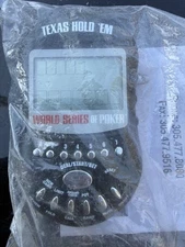 TEXAS HOLD EM Electronic Handheld Game World Series of Poker