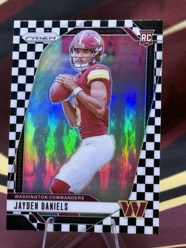 Jayden Daniels [White] #347 2024 Panini Prizm card