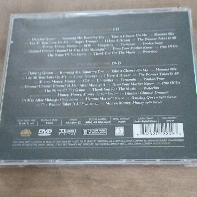 Polar ABBA Gold: Greatest Hits Édition spéciale Musique Pop CD+DVD - Photo 2/4