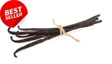5 Organic Madagascar Vanilla Beans Grade A Pods for Extract & Baking