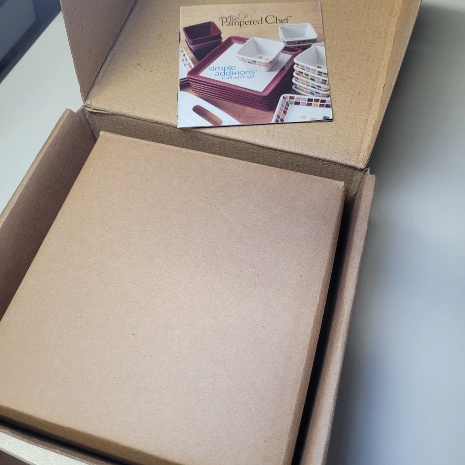 Juego de 4 platos de aperitivo de arándano Pampered Chef Simple Additions #2062 Foto 3 de 4