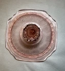 1930s Princess Pink Pattern Depression Glass By Anchor Hocking LID ONLY Leaf