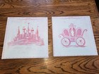 Oopsy Daisy Too Princess Castle & Carriage Canvas Wall Art Set 10 X 10