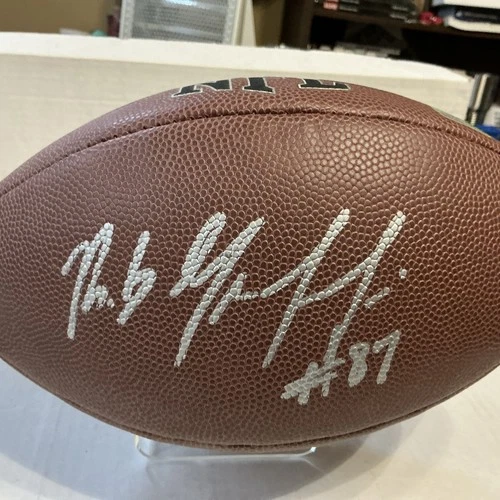 Rob Gronkowski New England Patriots Signed Autographed Football with COA