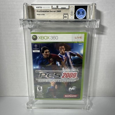 Pro Evolution Soccer PES 2009 Microsoft Xbox 360 New WATA Graded 8.5 Messi Rare!