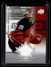 2021-22 Upper Deck Team Canada Juniors Jersey Benjamin Gaudreau Team Canada #90