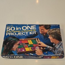 Science Fair 50-in-One Electronic Magnetic Project Kit 28-227, Ages 8 , 1980