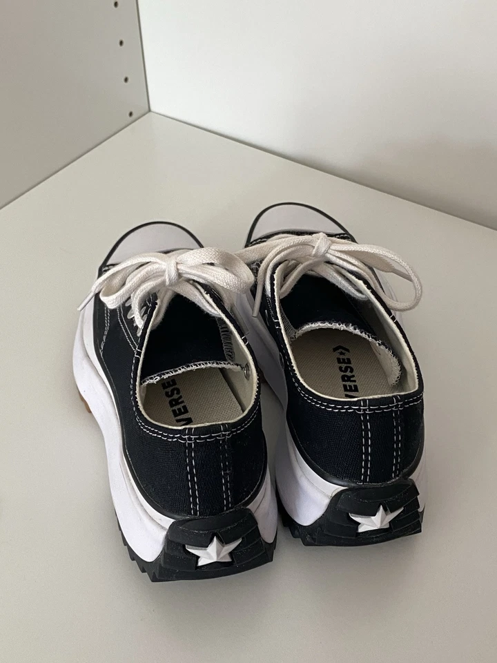 Zapatos de plataforma Converse Run Star Hike de lona negros para mujer talla 4,5 Foto 2 de 4