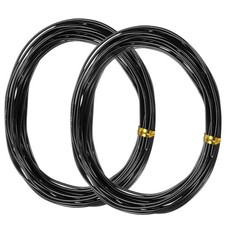 Bonsai Wire 2 Roll Black 1.5mm Aluminum Bonsai Training Wire for Fine Trunk ...