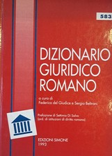 Dizionario Giuridico Romano [Hardcover] F. del Giudice e S. Beltrani and Ed. Ess