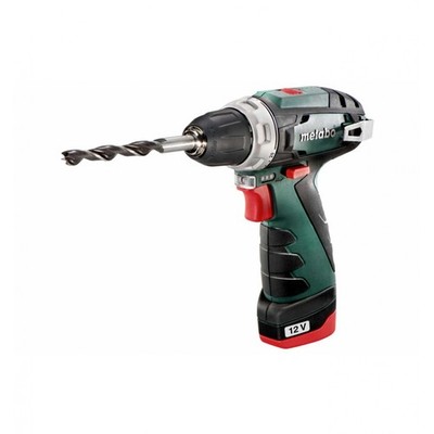 Metabo Akku-Bohrschrauber PowerMaxx BS Basic, 12V 2x2Ah Li-Power