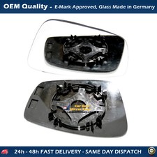 Non-Heated Base Fits Volkswagen UP 2012-2016 Wing Mirror Glass, Left Side 