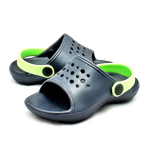 MÄDCHEN JUNGEN KINDER OPEN TOE CLOG GUMMI SANDALEN STRANDSCHUHE - Bild 4 von 8