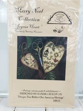 HOMESPUN ELEGANCE BY SANDRA SULLIVAN JOYFUL HEART CROSS STITCH PATTERN