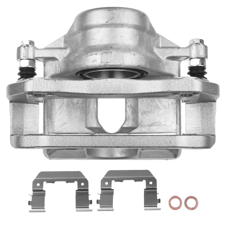 Par de pinzas de freno de disco delanteras con soporte para Hyundai Genesis 2009 2010 2011 Foto 3 de 4