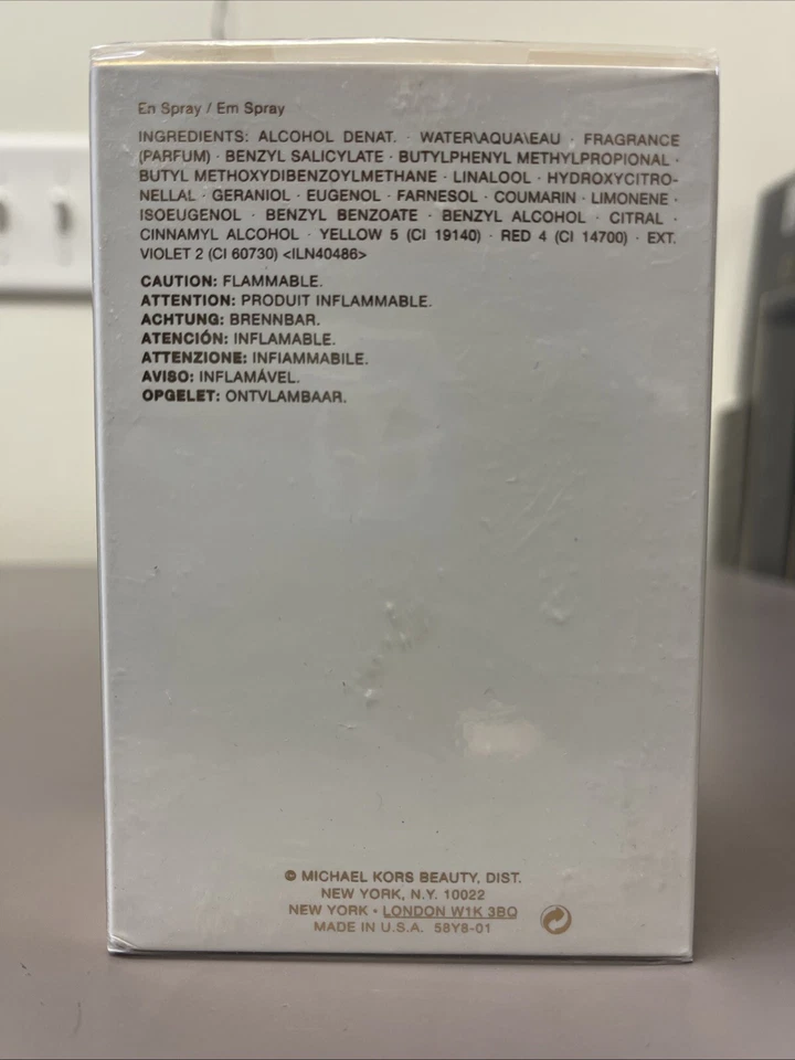 Michael Kors GOLD LUXE EDITION EDP Spray Womens 3.4 FL OZ/100 ML NIB RARE SEALED - Image 4 of 4